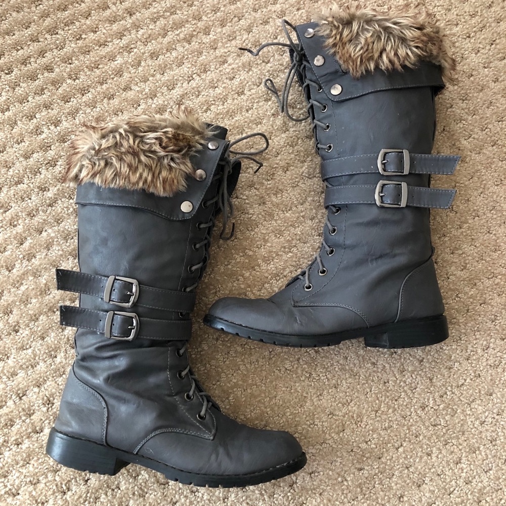 2 Way Lace Up Boots